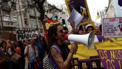 Portekiz'de konut krizi protestosu