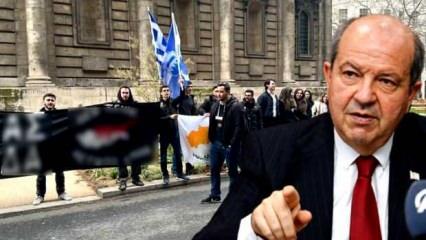 KKTC Cumhurbaşkanı Ersin Tatar'a Londra'da saldırı girişimi!
