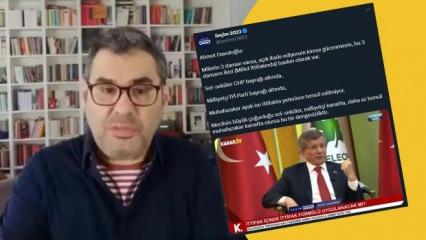 CHP yandaşı Enver Aysever'den Davutoğlu'na: 0.01 oyunla Türkiye'ye kafa tutuyorsun