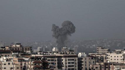 İsrail savaş uçakları, Gazze'ye bir dizi hava saldırısı düzenledi