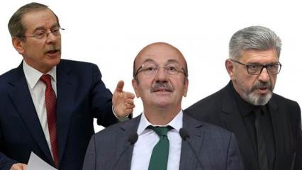 CHP'nin vazgeçtiği isimler: Cihangir İslam, Mehmet Bekaroğlu ve Abdüllatif Şener