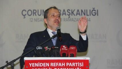 Fatih Erbakan açtı ağzını yumdu gözünü: PKK ve FETÖ'nün açıkça destek verdiği...
