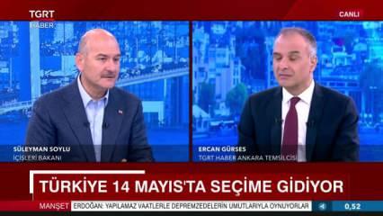 İçişleri Bakanı Süleyman Soylu: İlk turda Cumhurbaşkanımız alıyor!
