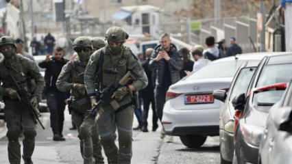 İsrail güçleri Doğu Kudüs'te 17 Filistinliyi gözaltına aldı