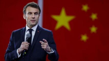Macron'dan Tayvan uyarısı: ABD'nin ipiyle kuyuya inilmez