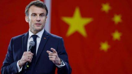 Macron'dan "Tek Çin" politikasına destek açıklaması