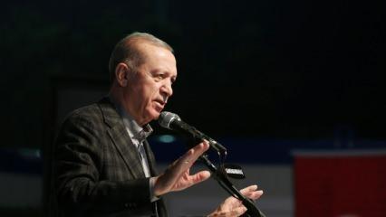 Cumhurbaşkanı Erdoğan: Karanlık pazarlıklarını gizlemek için mezhep tartışması açıyorlar