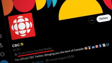 Kanada haber organı CBC Twitter faaliyetlerini durdurdu