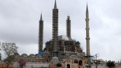 Selimiye Camisi Ramazan Bayramı'na hazırlanıyor