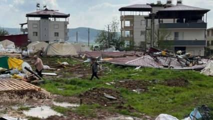 Son Dakika... Kahramanmaraş Pazarcık'ta hortum: 1 ölü, 34 yaralı