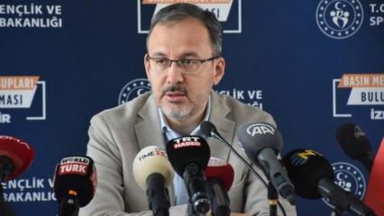 Bakan Kasapoğlu'ndan 'Karşıyaka Stadı' açıklaması