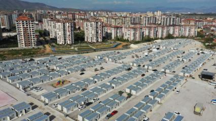 Başakşehir Belediyesi'nin hayata geçirdiği konteyner kentler depremzedelere umut oldu