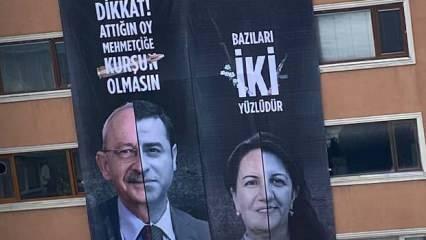 Ülkü Ocakları'nın pankartı CHP'yi çıldırttı! Kaftancıoğlu tehdit etti, cevap gecikmedi