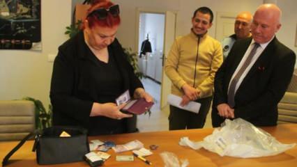 Kaybettiğinin farkında bile değildi, bir gün sonra parasına kavuştu