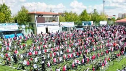 Şahinbey Belediyesi'nden 104 bin öğrenciye bisiklet