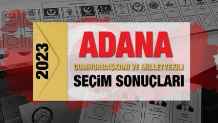 Adana seçim sonuçları 2023! AK Parti, CHP, MHP, İYİ Parti, TİP ve Yeşil Sol Parti oy oranları