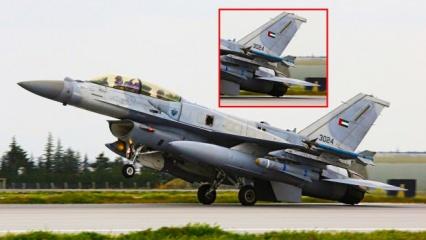 BAE F-16'sı Konya'ya inişte kuyruk sürttü