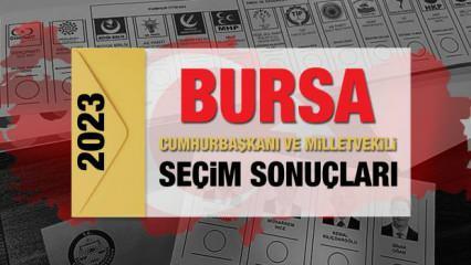 Bursa seçim sonuçları 2023! AK Parti, CHP, MHP, İYİ Parti, TİP ve Yeşil Sol Parti oy oranları