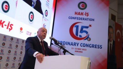 HAK-İŞ Başkanı Arslan: 'Türkiye Yüzyılı' emekçinin de yüzyılı olacak
