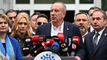 İnce çekildi! Memleket Partisi'nden istifa etti: Erdoğan'ı destekleyeceğiz