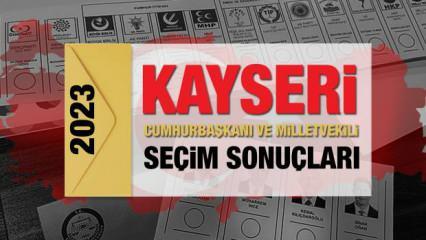 Kayseri seçim sonuçları açıklandı! AK Parti, CHP, MHP, İYİ Parti, TİP ve Yeşil Sol Parti oy oranları