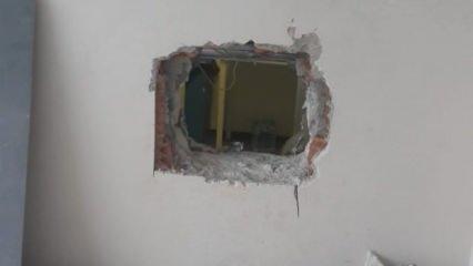 Avcılar'da bankayı soymak için iş yerinin duvarını deldi 