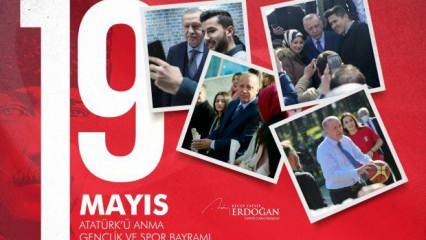 Cumhurbaşkanı Erdoğan'dan gençlere destek mesajı ve 19 Mayıs açıklaması