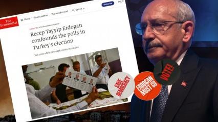 Erdoğan'a küstah manşetler atan The Economist'in Kılıçdaroğlu hüsranı!