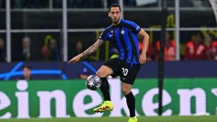 Inter'de Hakan Çalhanoğlu, sakatlığı nedeniyle Sociedad maçında yok