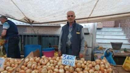 Üretim arttı, İstanbul pazarında soğanın kilo fiyatı düştü