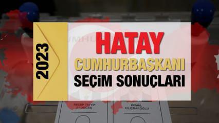 Hatay seçim sonuçları açıklandı! Deprem bölgesinde Erdoğan'ın ve Kılıçdaroğlu'nun oyları...