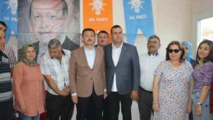 Memleket Partisi’nden istifa eden, 50 kişi AK Parti’ye katıldı!