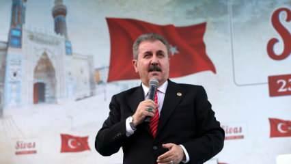 Mustafa Destici: PKK'nın, FETÖ'nün desteğiyle seçim kazanmayı düşlüyorlar