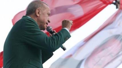 Sivas mesajı verdi! Başkan Erdoğan mitinge katılan kişi sayısını açıkladı