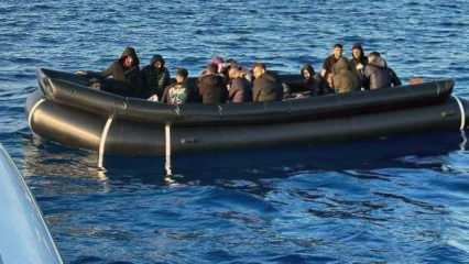 Datça'da 31 düzensiz göçmen kurtarıldı