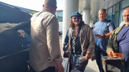 Johnny Depp İstanbul'a geldi