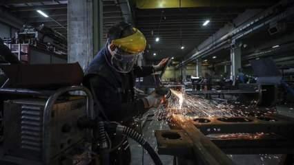 Sanayide çalışan kişi başına üretim endeksi, ilk çeyrekte yıllık yüzde 5,2 geriledi