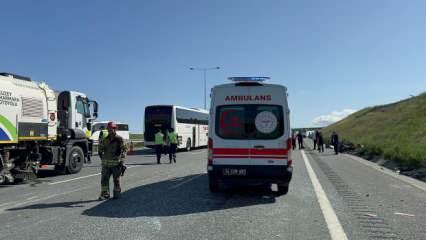 Son Dakika: Kuzey Marmara Otoyolu'nda zincirleme kaza!