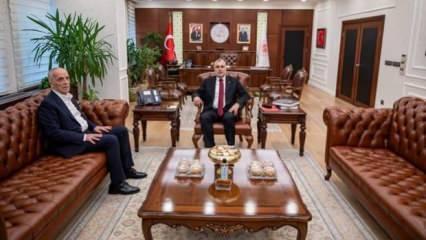 Bakan Işıkhan, Türk-İş Başkanı Atalay ile görüştü