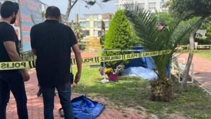 Çiçek satıcısı parkta ölü bulundu