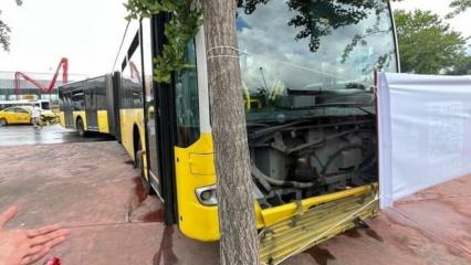 İETT otobüsü 6 araca çarptı