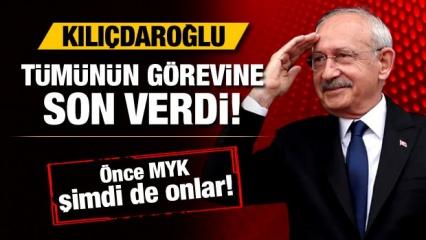 CHP lideri Kemal Kılıçdaroğlu'ndan flaş karar! Tamamının görevine son verdi!