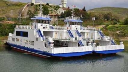 Çemişgezek-Elazığ feribot seferleri iptal edildi