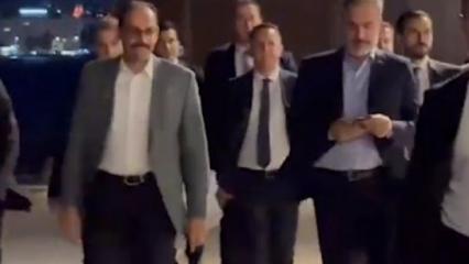 Dışişleri Bakanı Hakan Fidan ile MİT Başkanı İbrahim Kalın, Galataport'ta yürüyüşe çıktı