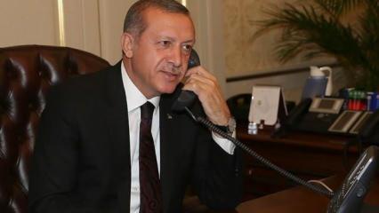 Başkan Erdoğan'dan telefon trafiği!