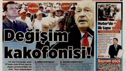 CHP'de değişim kakofonisi - Gazete manşetleri