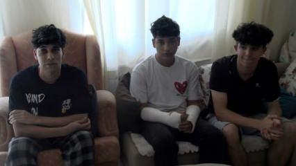 Engelli ikiz kardeşlere beyzbol sopalı saldırı