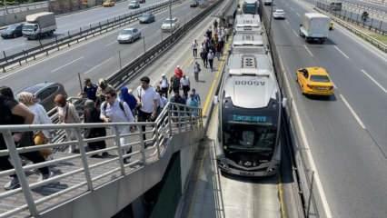 İstanbul metrobüslerinde 'klima' krizi! Vatandaşların tepkisini çekti!