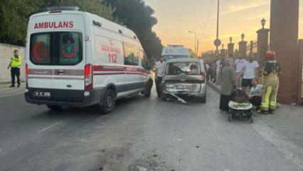 Eyüpsultan’da trafik kazası: 3 yaralı