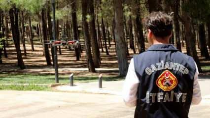 Gaziantep Büyükşehir, ormanlar için 7 gün 24 saat nöbette